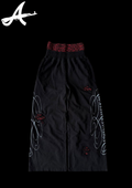 'RED LEOPARD' SWEATPANTS